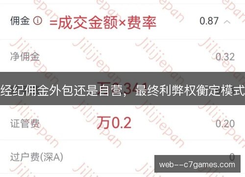 经纪佣金外包还是自营，最终利弊权衡定模式